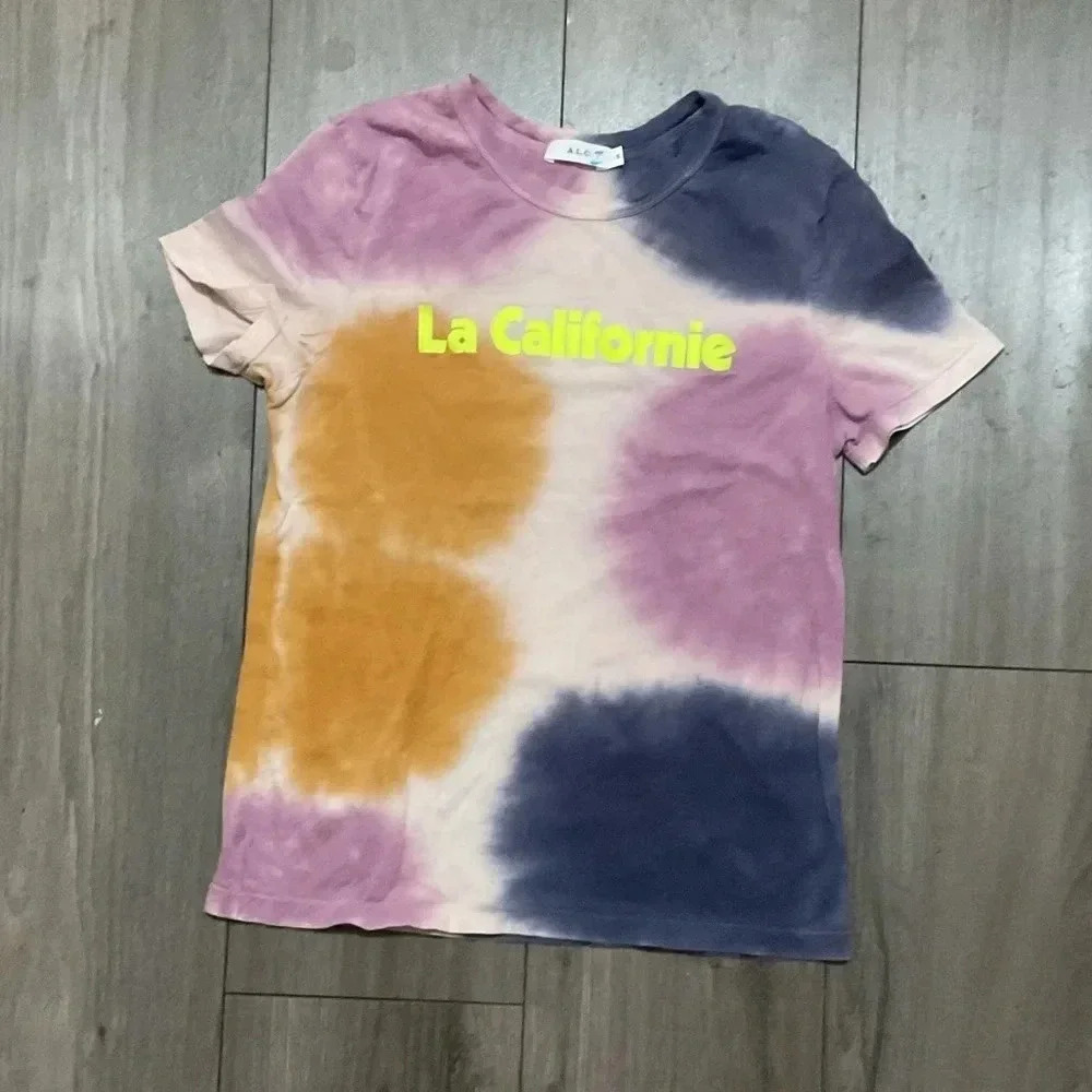 A.L.C. La Californie Tie Dye Tee in size S, EUC - Picture 3 of 9